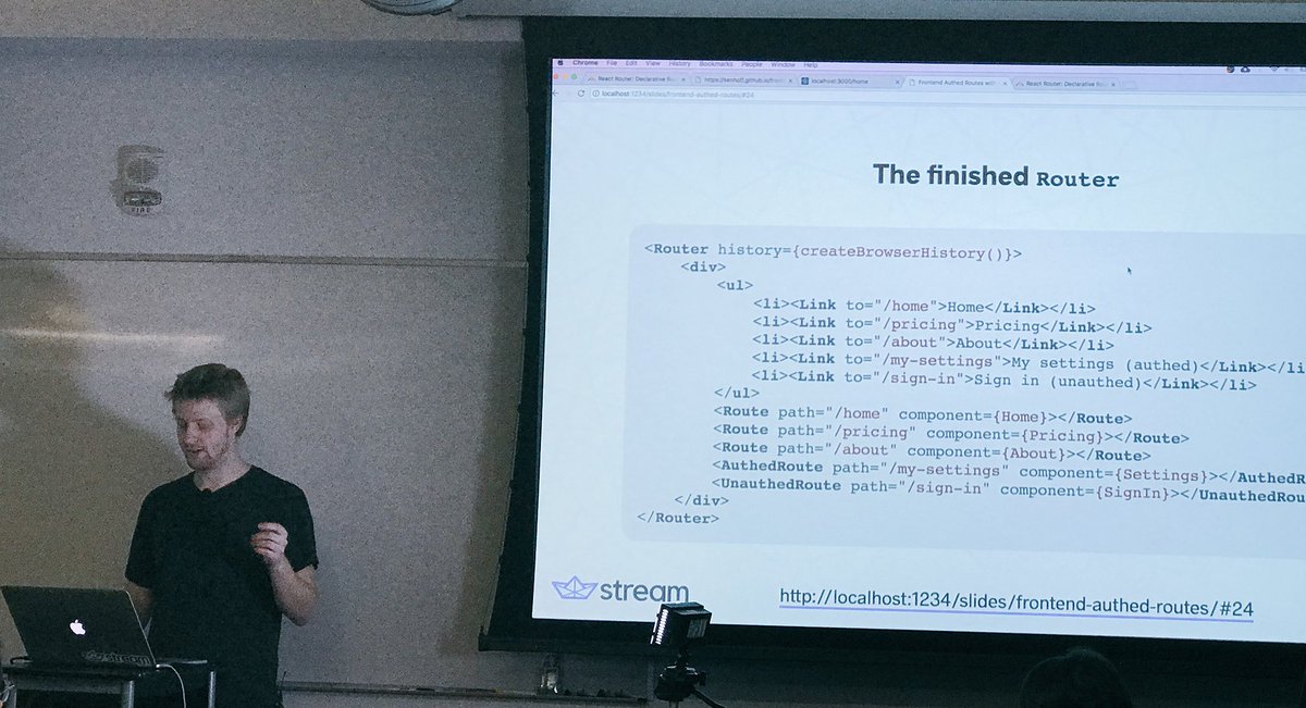 madison_codes's tweet photo. Authed or unauthed... that is the question - @ken_hoff #BoulderJS #reactJS #javascript https://t.co/8rUMGJOeT5