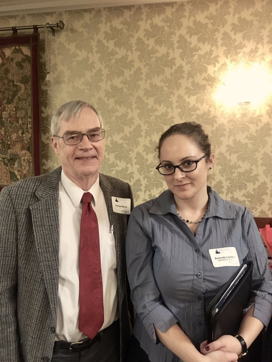 We are wishing Dr. George Byrns from Illinois State University a happy retirement! #ChiStuNight