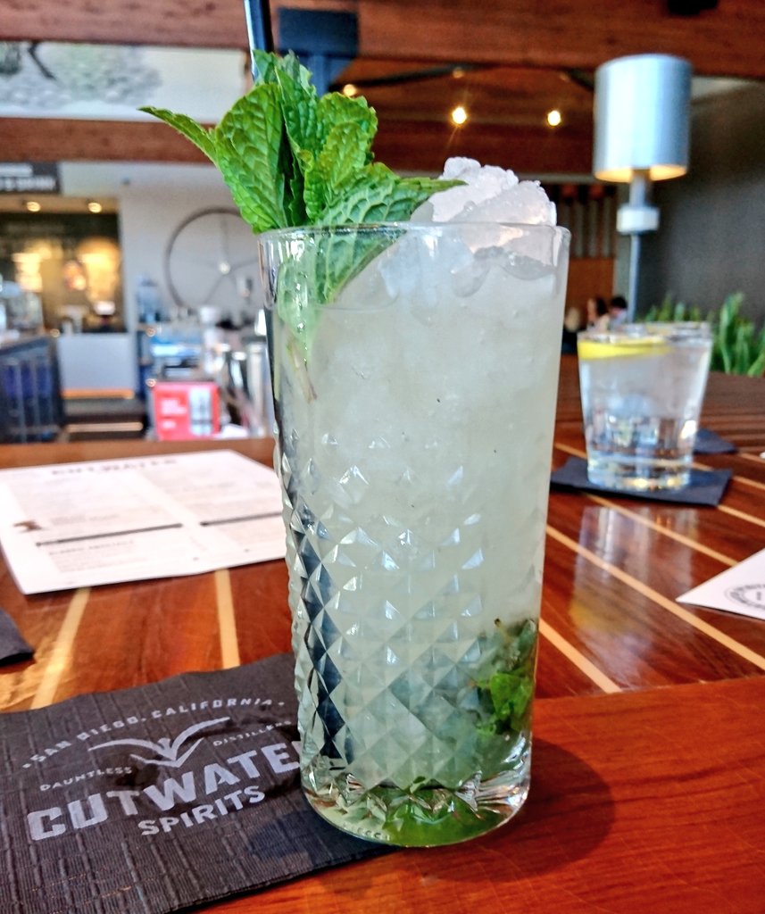 2pintsmarketing's tweet photo. Working on our lineup of wineries, breweries and... a few surprises! for the @LJAWF Beer and Wine Garden. Meeting @CutwaterSpirits was all work, honest! Beautiful place and their #mojito is really good! 😋 #threesheetsrum #ljawf #localsknowbest https://t.co/EoMwJW26CT
