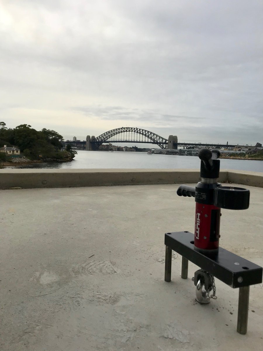 Annual Anchor Point Testing.  Oh and a nice view 
#building #maintenance #rooftop #safety carried out by the team <a href="/MagellanCompany/">Magellan Company</a>