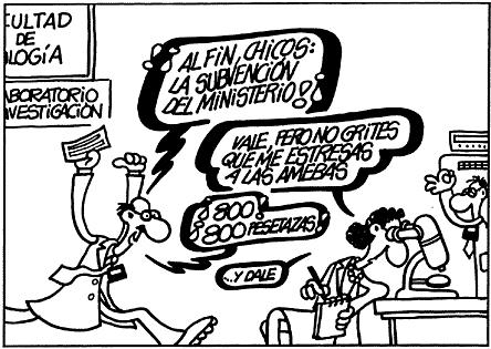 eduolpe's tweet photo. Él retrato como nadie la situación de la Ciencia en España. Lo echaremos de menos. DEP @forges 😢 https://t.co/ymuieedRR0