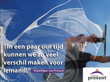 Aan wie geef jij je 5 uur? Voor inspiratie hoe dan neem eens een kijkje op: stichtingpresent.nl/putten/over-on…