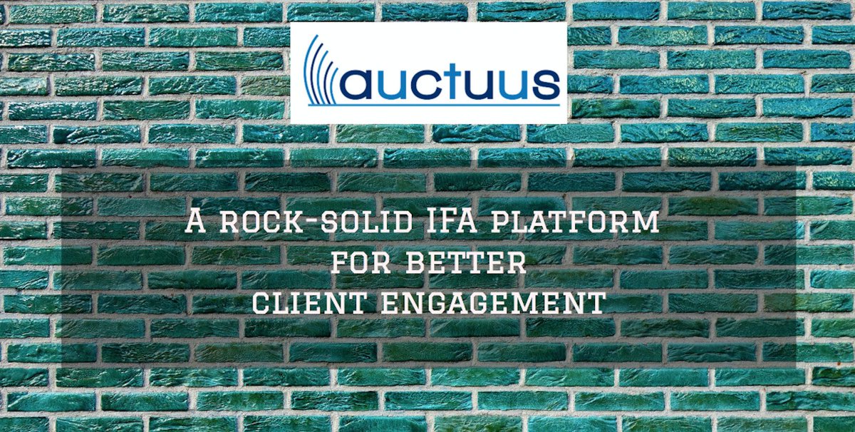 MaxsimosTech's tweet image. #AUCTUUS helping #IFAs engage with their investor clients better