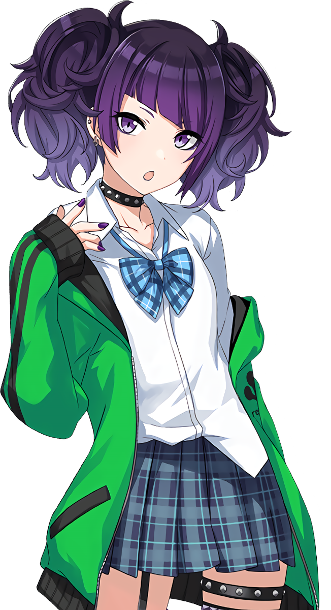 シャニマス高画質立ち絵 [アンティーカ] 田中摩美々 ①：通常衣装 ②