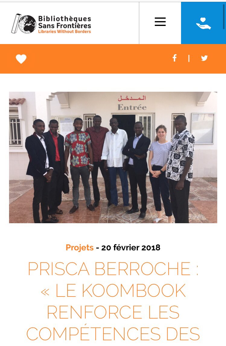 BSF_Inter's tweet image. 🌍 LONG READ | Coordinatrice des programmes en Afrique de l’Ouest et Centrale à Bibliothèques Sans Frontières, Prisca Berroche était en Mauritanie et à Madagascar pour aider les Alliances françaises. Un secret dans ses valises : le KOOMBOOK !

À lire ici : bibliosansfrontieres.org/prisca-koomboo…