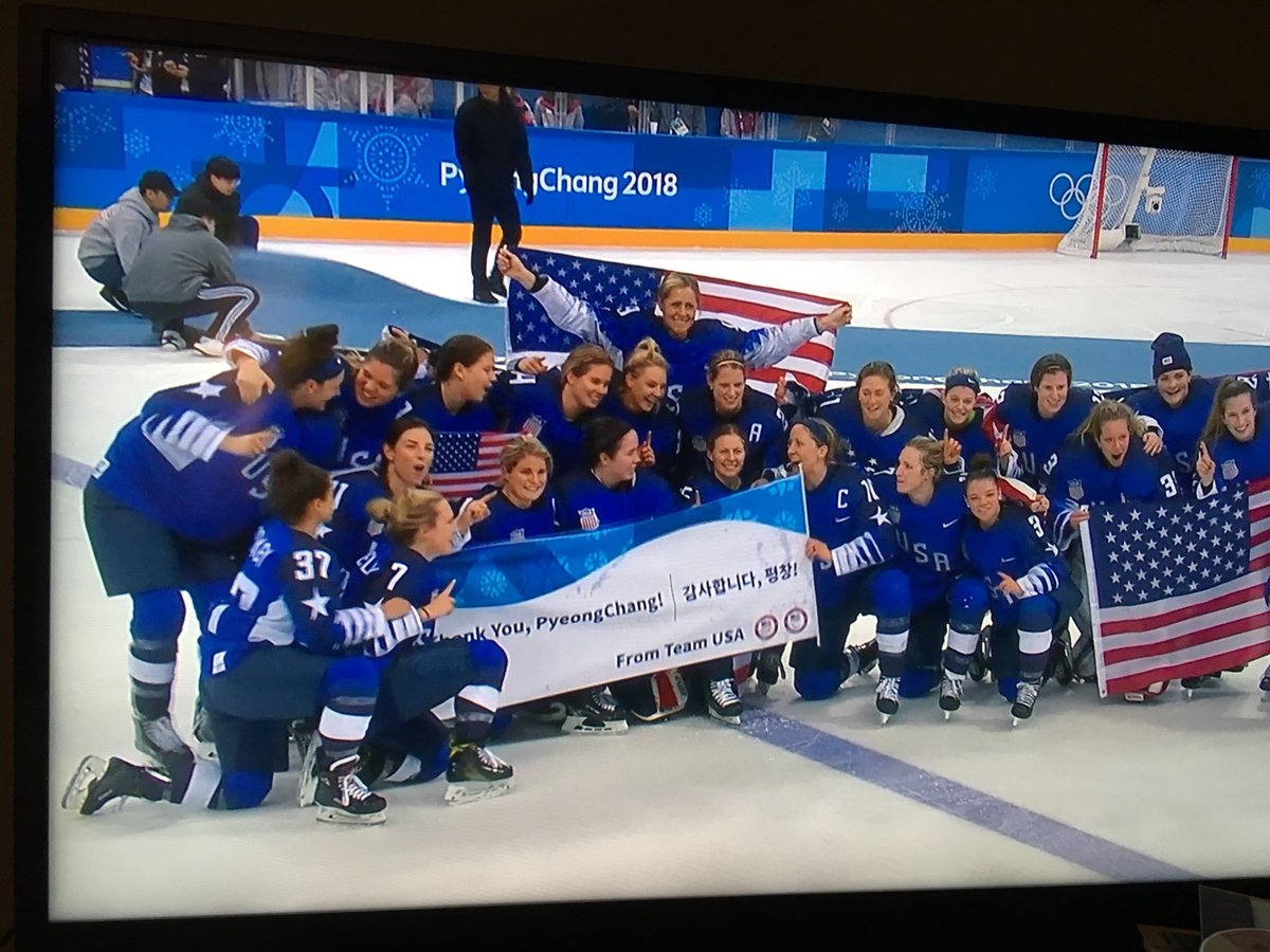 EES families watched Amanda Pelkey play for UVM for 4 years. Delighted to see her playing with USA Women’s Hockey team and win Gold!
