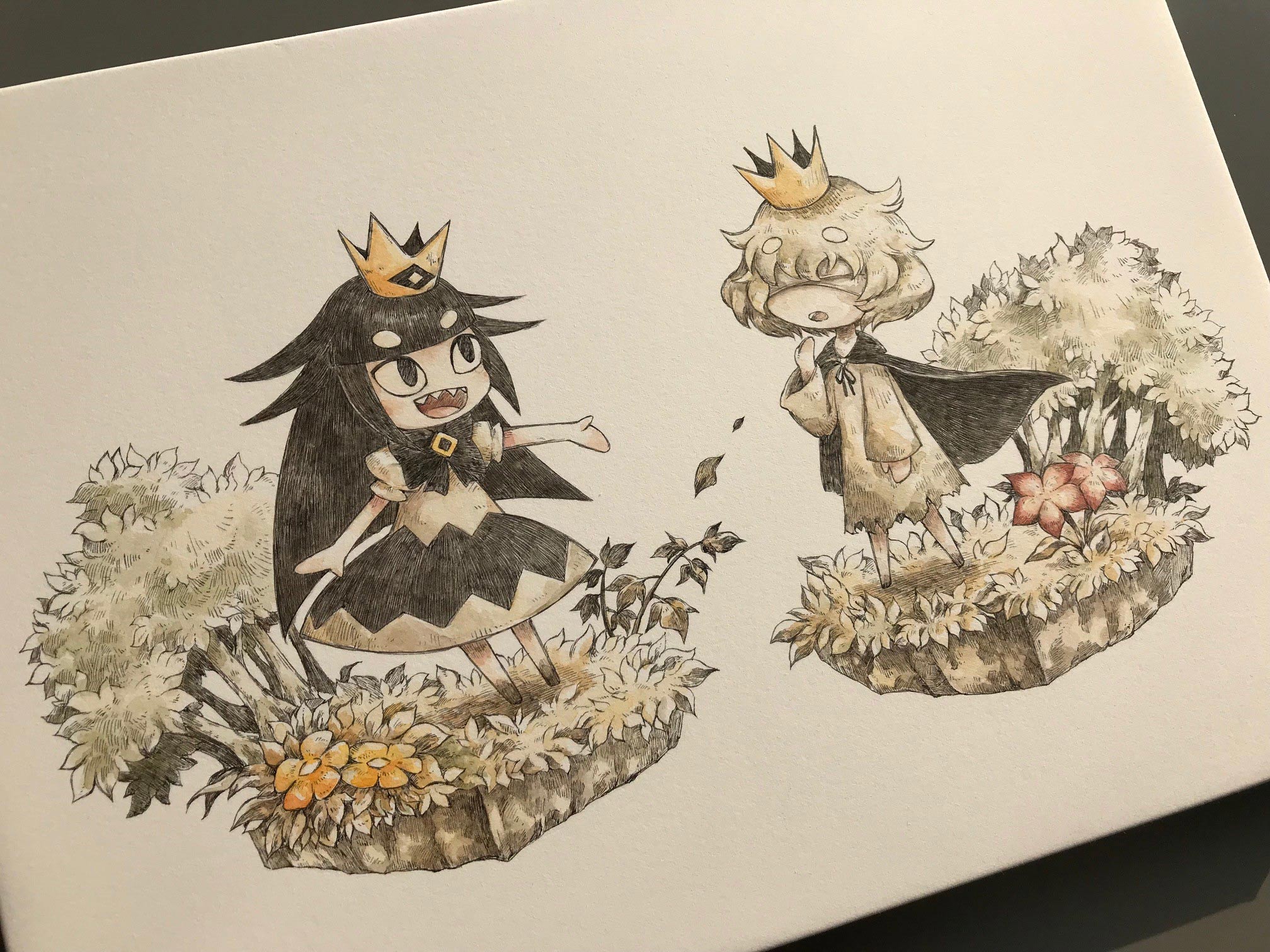 嘘つき姫と盲目王子 イラスト 画像01 Twitter