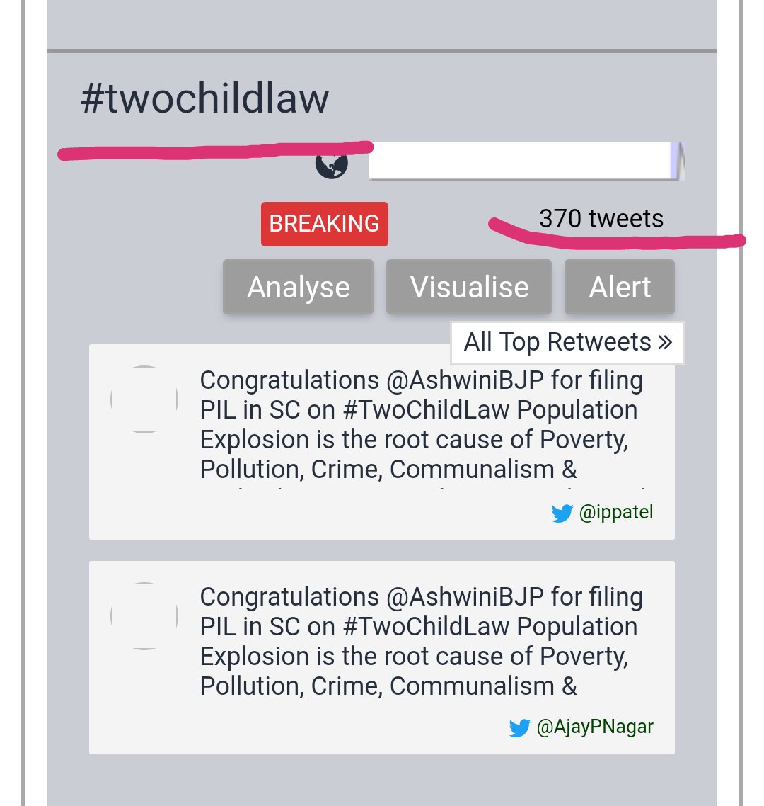 370 tweets so far

Let's know who wants #TwoChildLaw be enacted in India