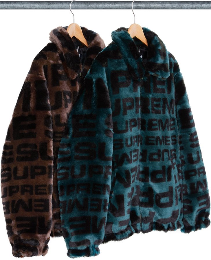 supreme faux fur bomber jacket retail