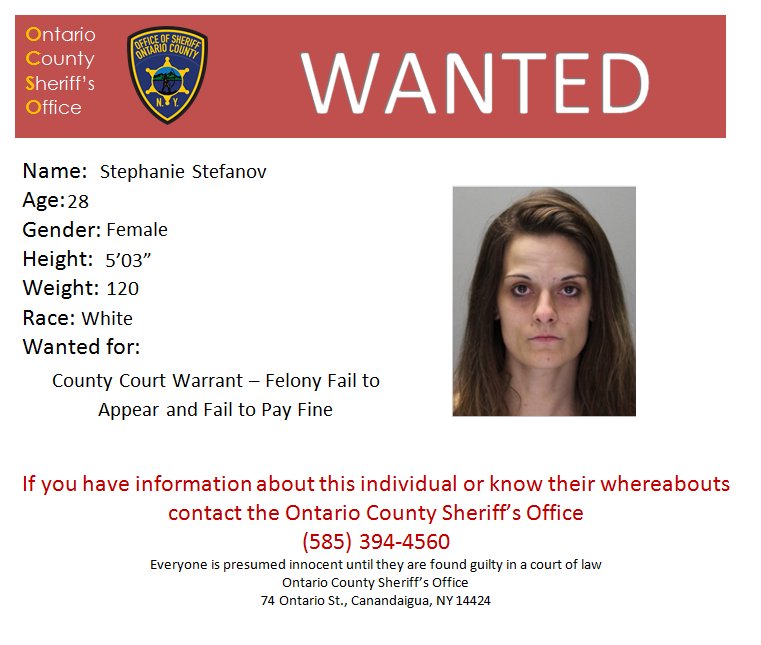 Ontario Co. Sheriff tweet media