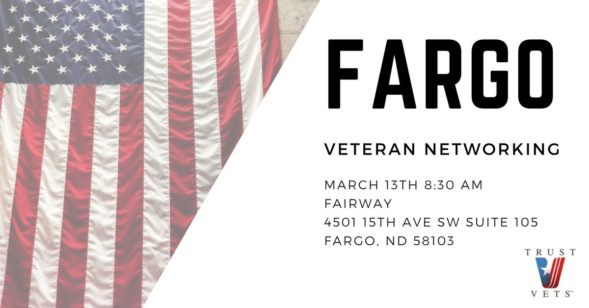 Fargo is about to get much cooler. #veteranNetworking #veterans #veteranownedbusiness #TrustVets #Networking #Entrepreneur #vetrepreneur #Fargo #NorthDakota #MidwestisBest