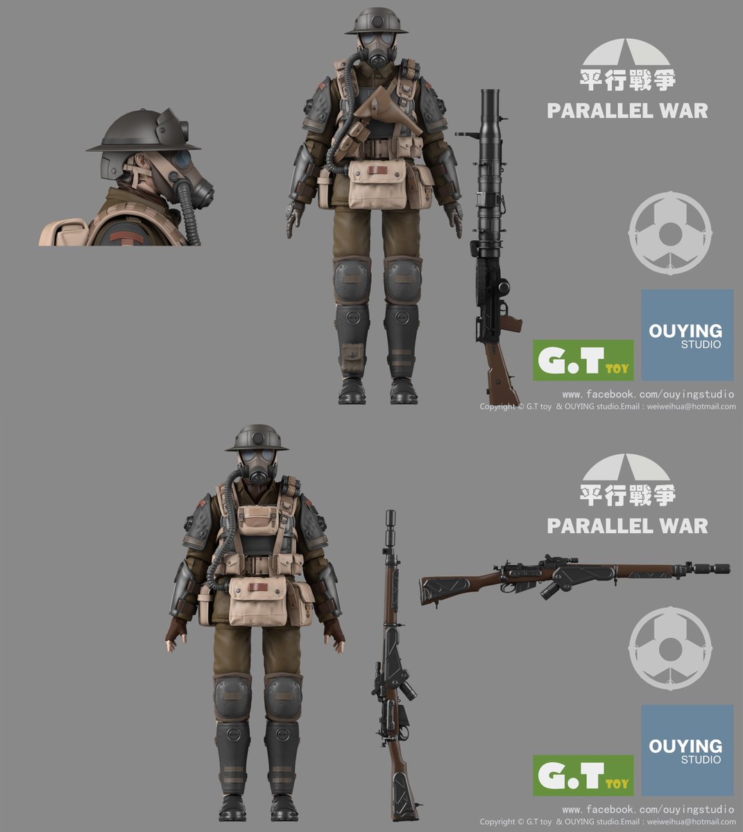 our war action figures