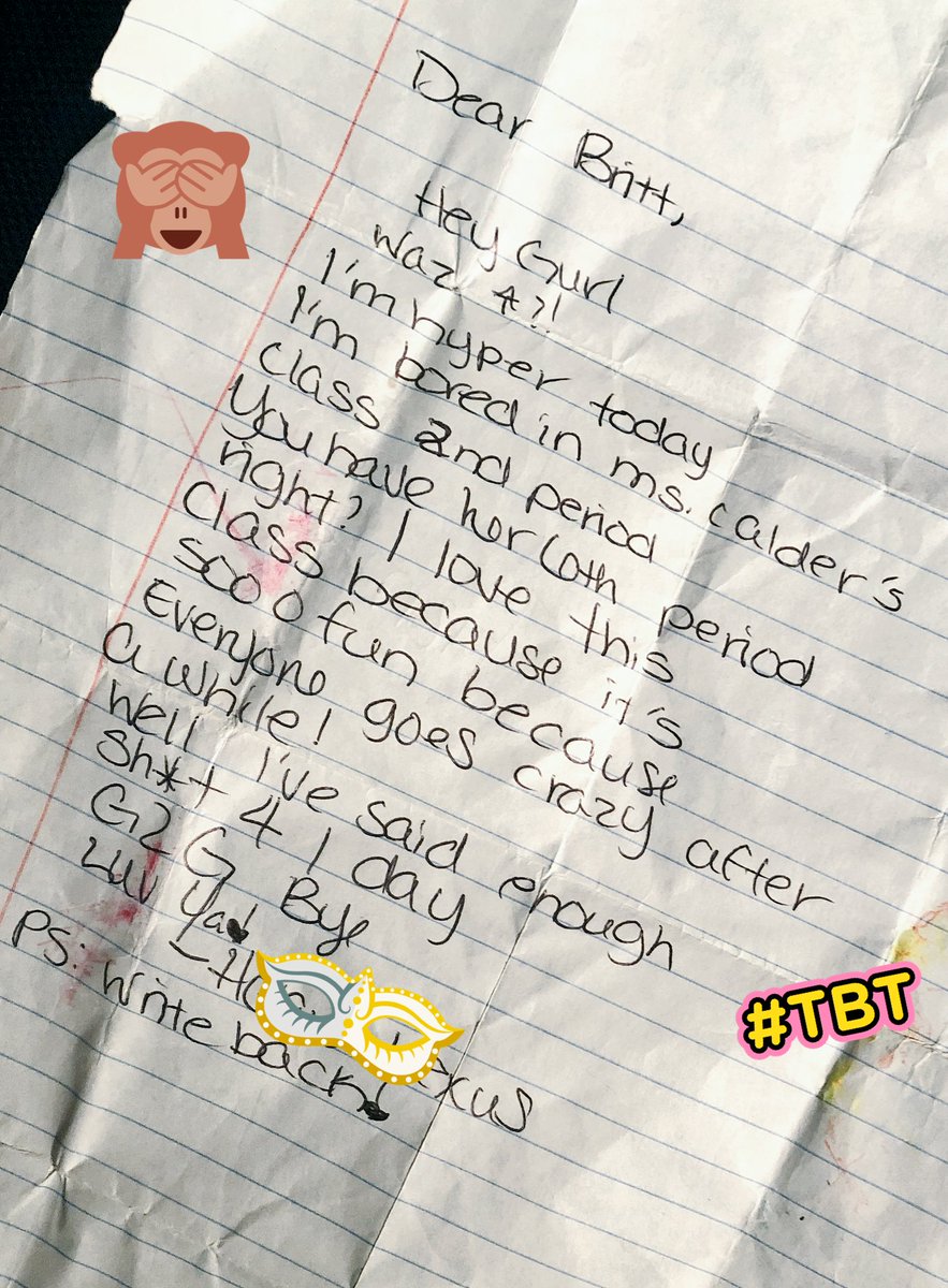VictoriousB_88's tweet image. Oh wow! Before texting, there was this 😎😎😜 #pleasepassthis #notepassing #throwback #letters #beforetexting This class was crazy 😜😂😂😂 #7thgraders
