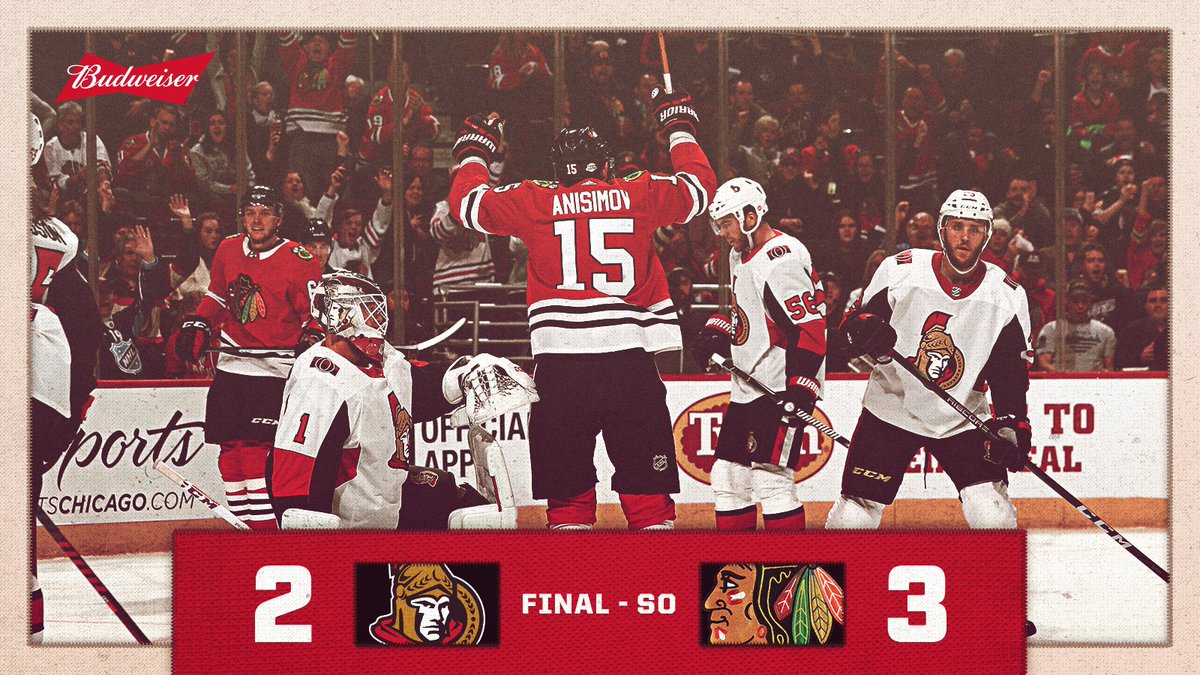 NHLBlackhawks's tweet photo. #HAWKSWIN https://t.co/l6TDDjPCIG