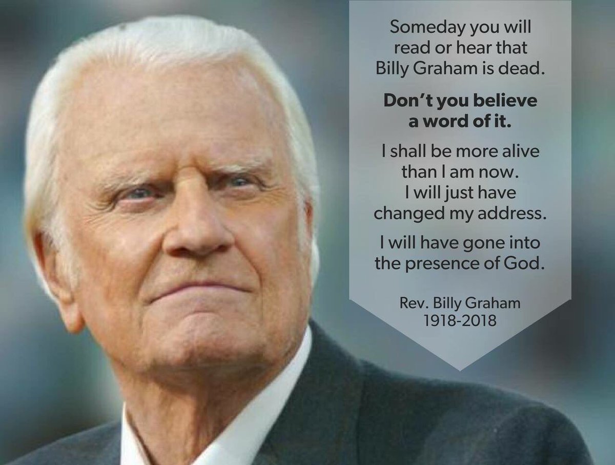 robyna423's tweet photo. Thank you Billy Graham for making such a difference to so many... #99yearsstrong https://t.co/jRWlvOVzOH