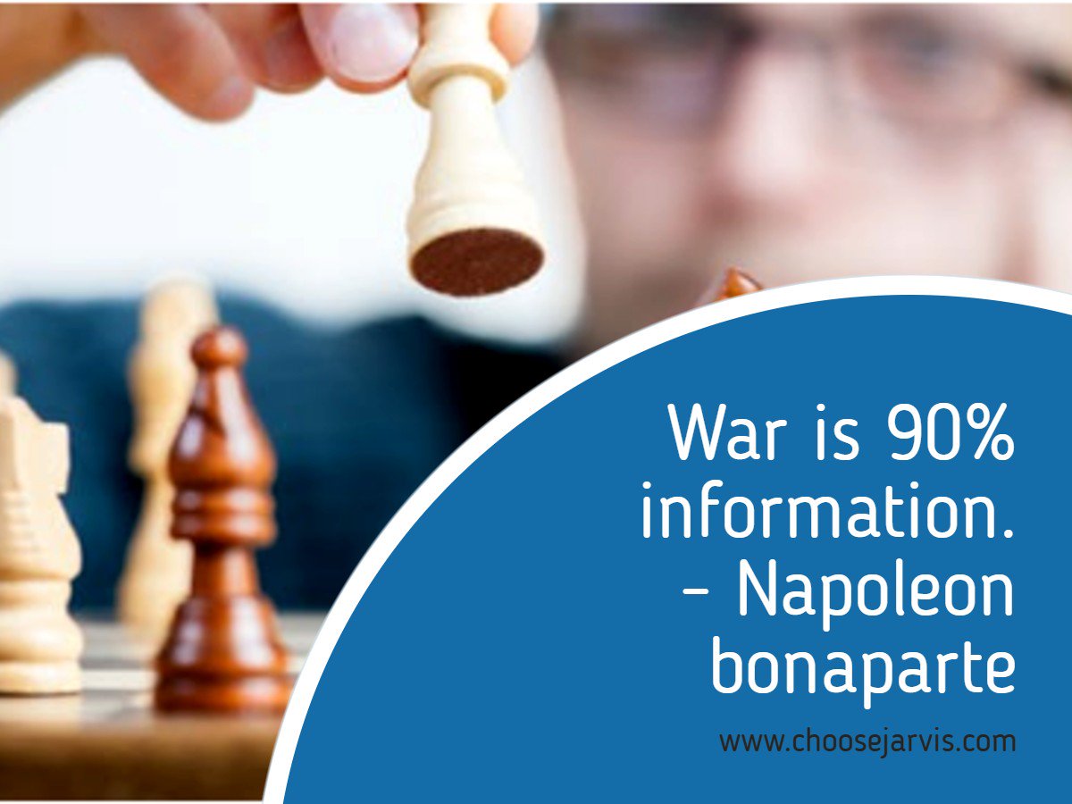 War is 90% information. So is social media success. Be well informed: jrv.is/FYoFYok