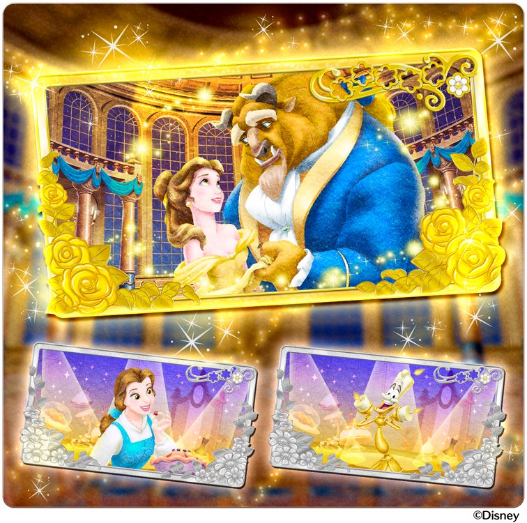 ディズニー・ゲーム公式 on Twitter "スマホパズルゲーム「フラワードロップス」にて 『美女と野獣』の