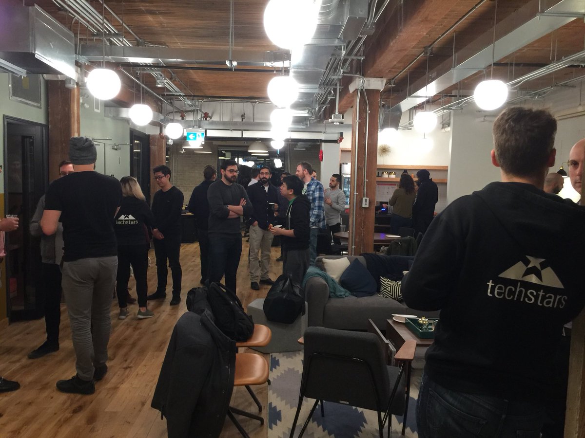 SunilSharmaCo's tweet photo. What a great idea to host a social event between @techstars Toronto and @Sales__TO to connect sales professionals with our startups. Thanks @KG7ftw https://t.co/V811Gy14WL