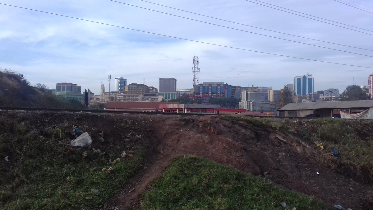 #SightSeeing #Kampala from the #railway rail in #Kisenyi, #Nsambya