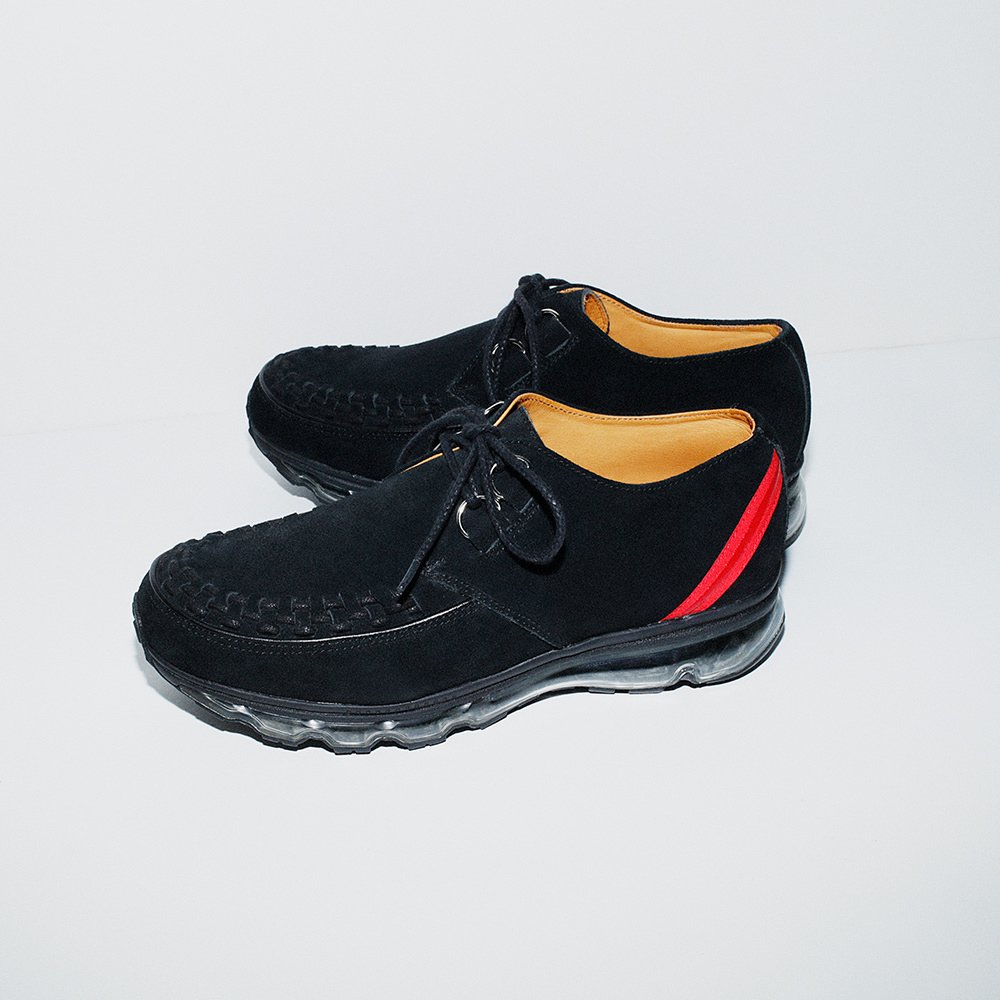 ナチュラルネイビー PHINGERIN TOMO&CO SUEDE SHOES フィンガリン