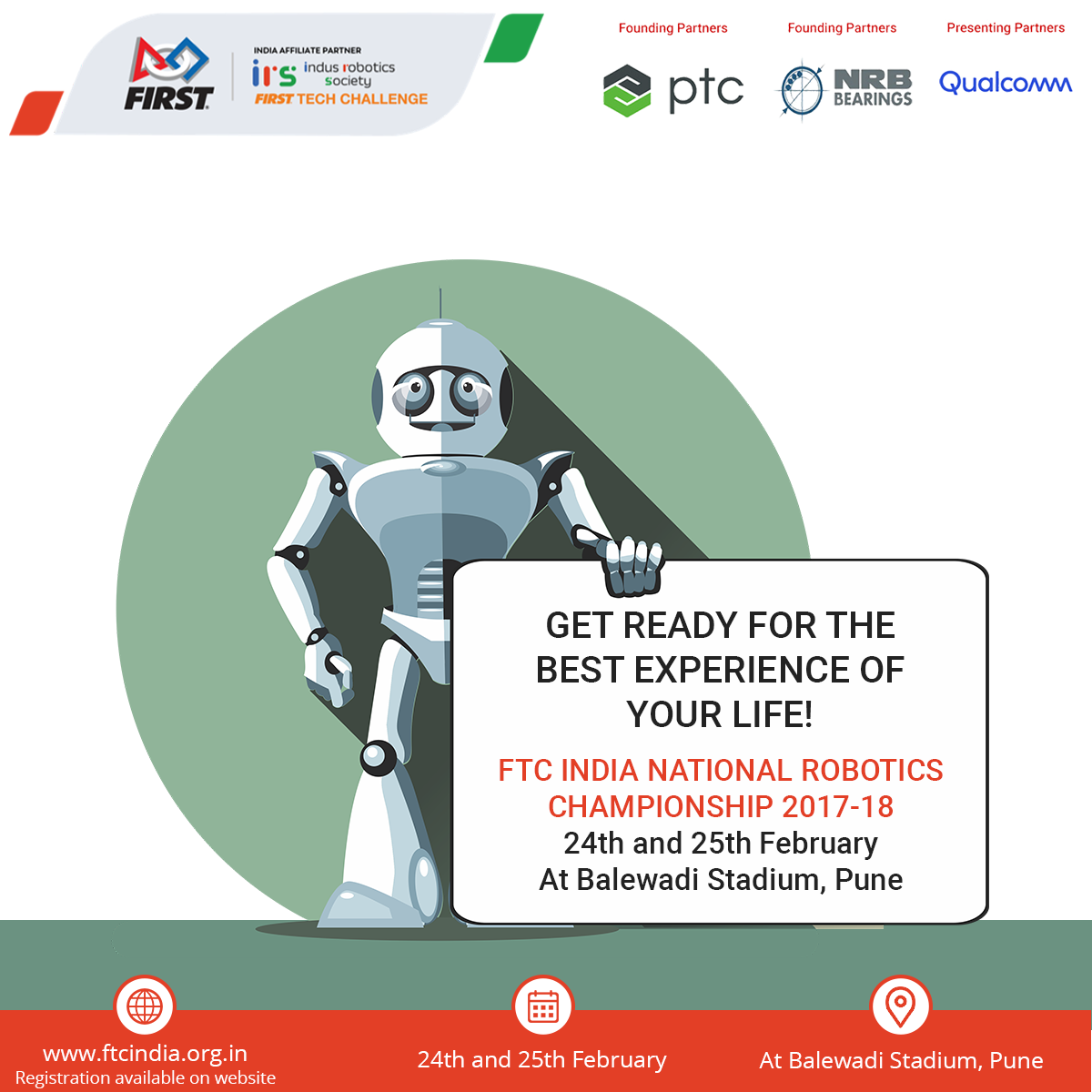 FTC_INDofficial's tweet photo. @somnath_bhowal See some next level robotics at FTC: INDIA NATIONAL ROBOTICS CHAMPIONSHIP 2017-18!
#Registration Open: https://t.co/jc1WEQ2njB   

#FirstTechChallenge #FTC #FTCIndia #IndianChampionship #Robotics #IndiaFirstRobotics #RoboticsChampionship #RoboticsChampionship2018 https://t.co/CU9pxFUurI