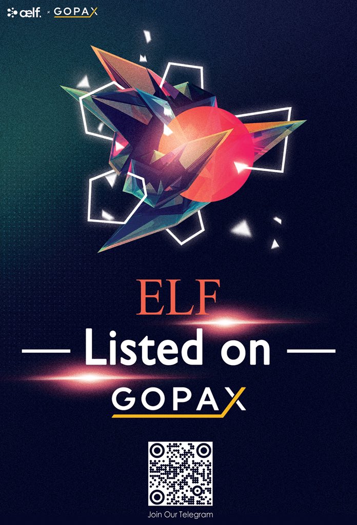 aelfblockchain's tweet image. $ELF listed on Gopax🎉🎉 @GOPAX_kr