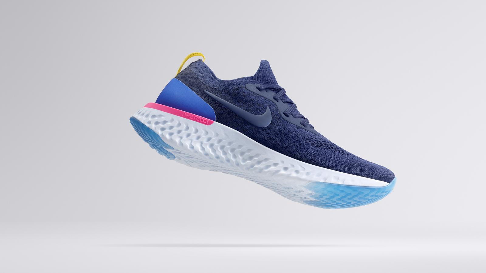 Grand Indonesia on X Step in to the smooth comfort of Nike Epic React Flyknit. It s precision tuned with a Flyknit upper and Nike React technology to deliver a soft yet responsive