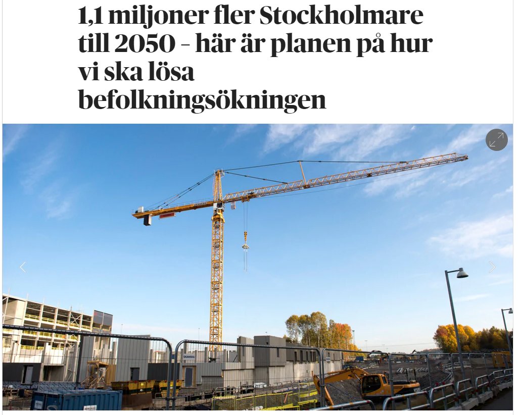 DN uppmärksammar RUFS 2050, som idag tas upp i tillväxt- och regionplanenämnden. Nästa instans är landstingsfullmäktige. dn.se/sthlm/11-miljo…