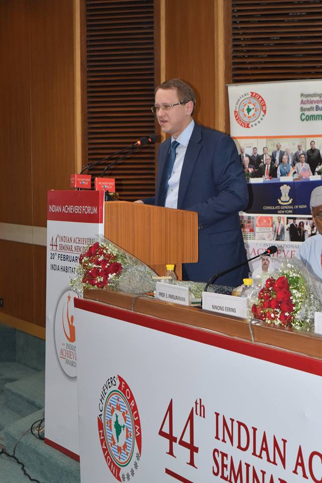 Dr. Yaroslav Tarasyuk, Trade Commissioner, Russian #44thindianachieversseminar #indianachieversforum
