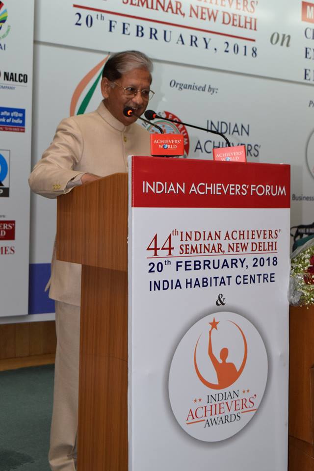 Shri Sunil Shastri,President, Shri Lal Bahadur Shastri Foundation &amp; Chief Patron Indian Achievers' Forum #44thindianachieversseminar #indianachieversforum