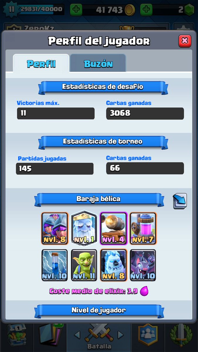 KzZero's tweet photo. Busco Clan Competitivo De CR, Mis estadísticas ⚠⚠♥♥⬇⬇ https://t.co/x1h5yfj0tH