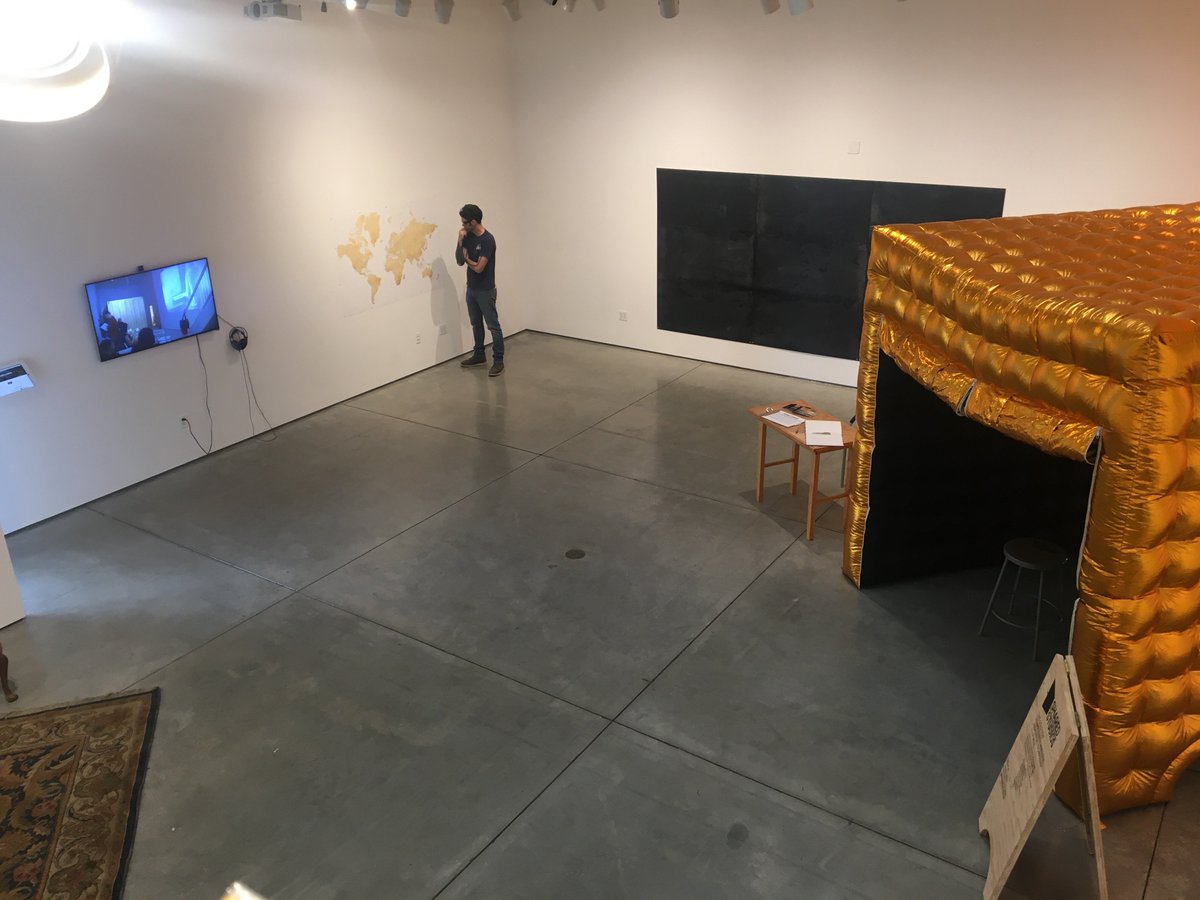 SharedStudios's tweet photo. The #PortalInflatable has made its way to Harold J. Miossi Art Gallery at @Cuesta_College! We'll be here through March 29: https://t.co/dsSNMhNOQk #CuestaPortal https://t.co/ZZAUUb1MSW