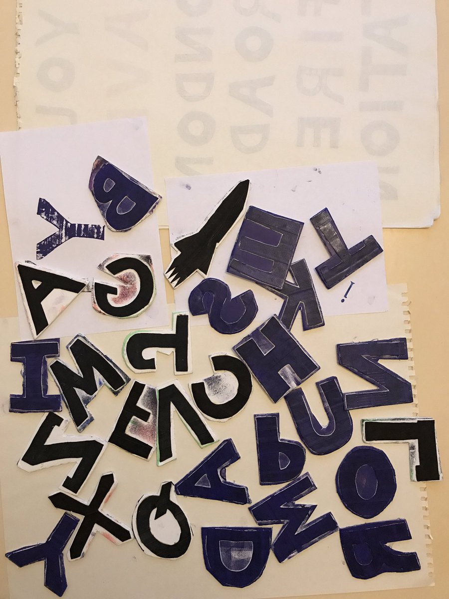 msclairecurtin's tweet image. Early morning placard making using my handmade rubber stamps. They&apos;re made from old bicycle inner tubes. #protestandsurvive #USSstrike