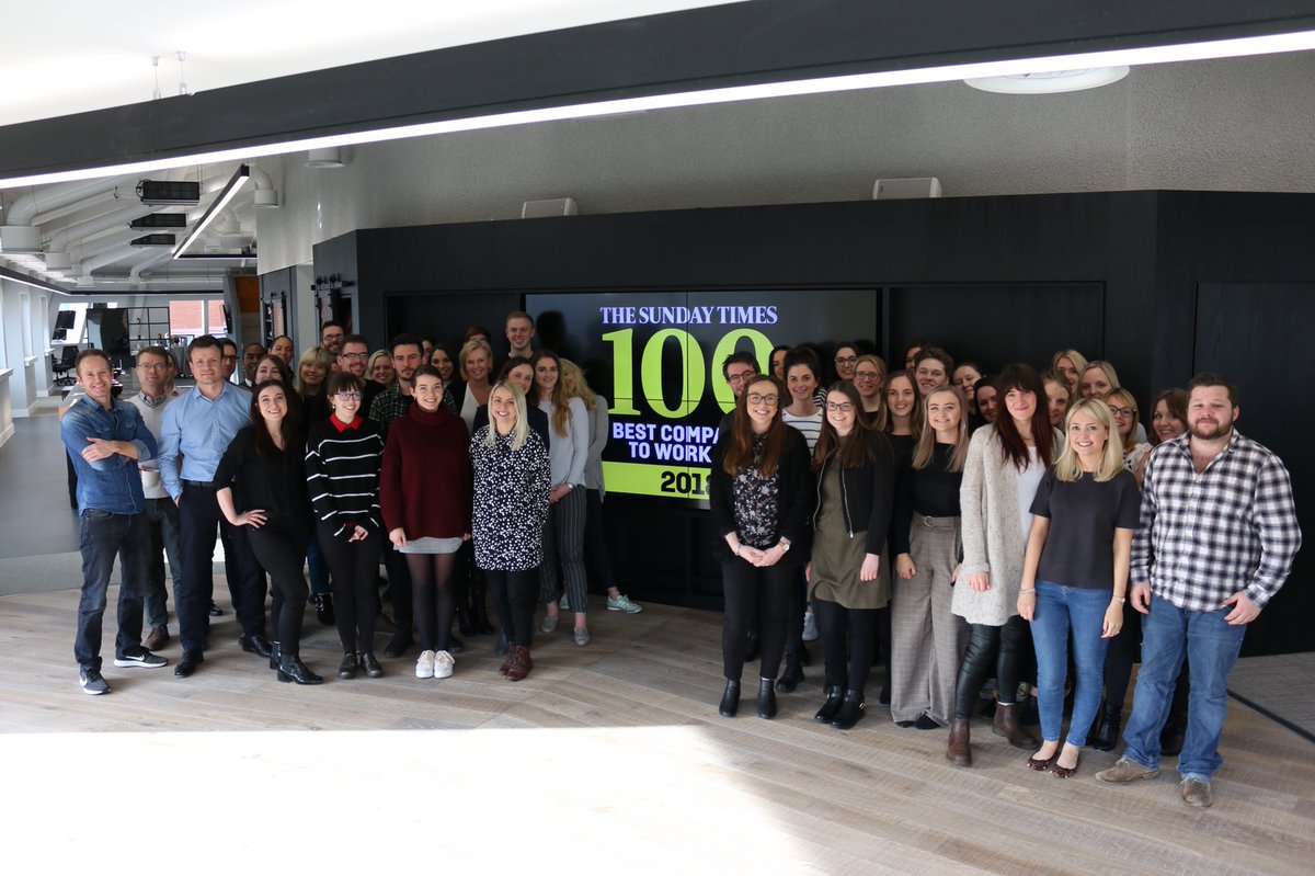 Last night <a href="/citypress/">Citypress</a> was named a Sunday Times Top 100 #BestCompanies2018 - ranked at number 32 and the only PR agency in the list. Massive thanks to all of our brilliant people who make the company such a special place to work. Really proud.