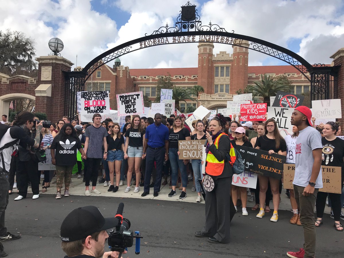 joannecherisma's tweet photo. What do they want, change and when do they want it, NOW! #NeverAgainMSD https://t.co/AaBaryGqrc