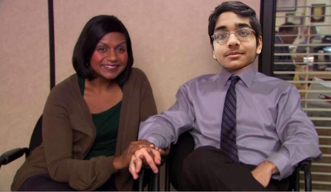 ManMythLegend42's tweet photo. Throwback Thursday to my first job as a temp at Dunder Mifflin!                                  Also...Kelly https://t.co/sENIQuKQNi