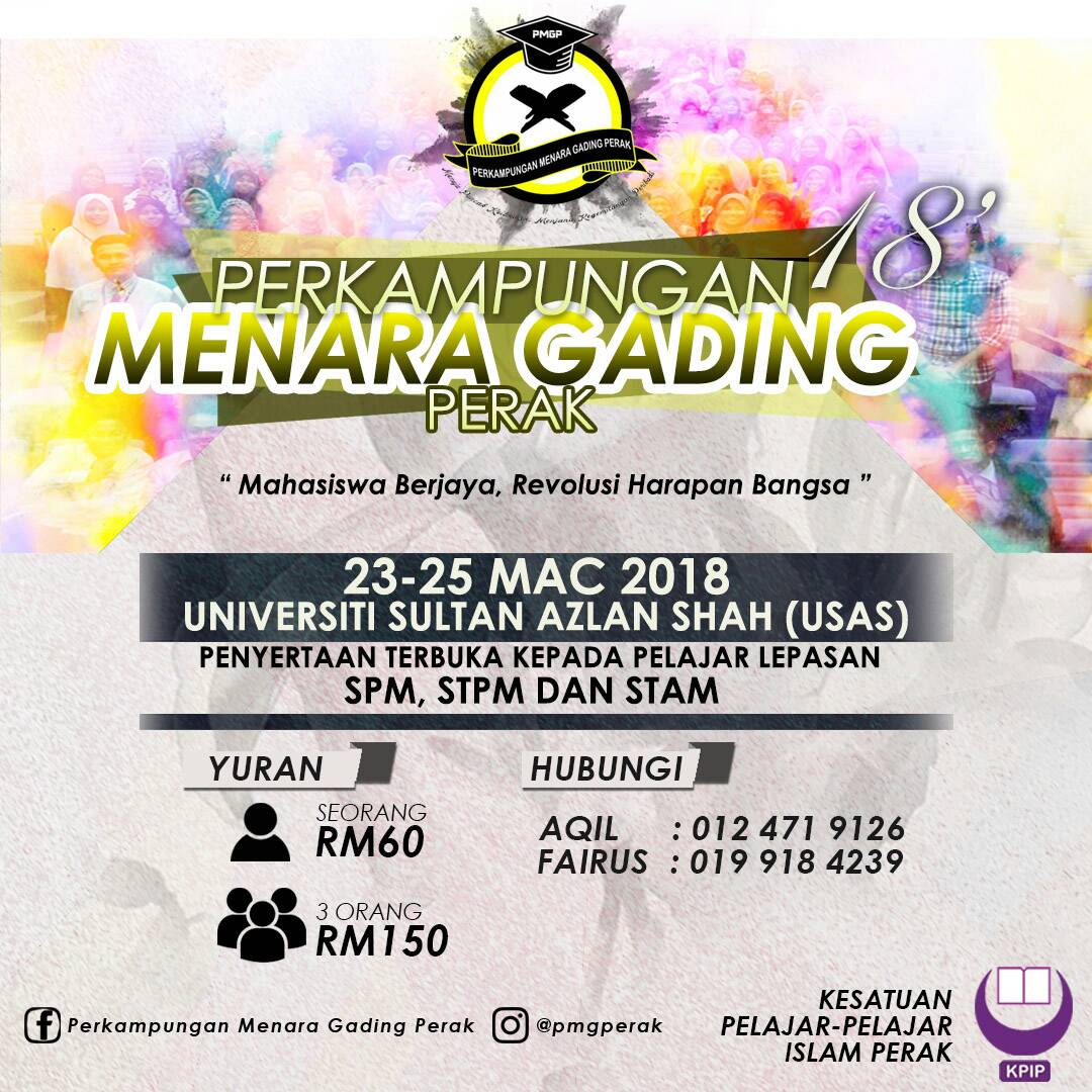 Positive_Day_'s tweet image. Assalamualaikum semua! Berita baik kpd lepasan SPM, STPM dan juga STAM. PMG Perak 2018 kembali lagi gaiss 🙌🎉🎉

Pelbagai manfaat akn diperoleh drpd PMG nih! Jadi, apa tunggu lagi? Ayuh mendaftar segera! 

Klik link utk mendaftarkn diri ✨
goo.gl/forms/EEaepYn5…

#pmgpk18
#kpip