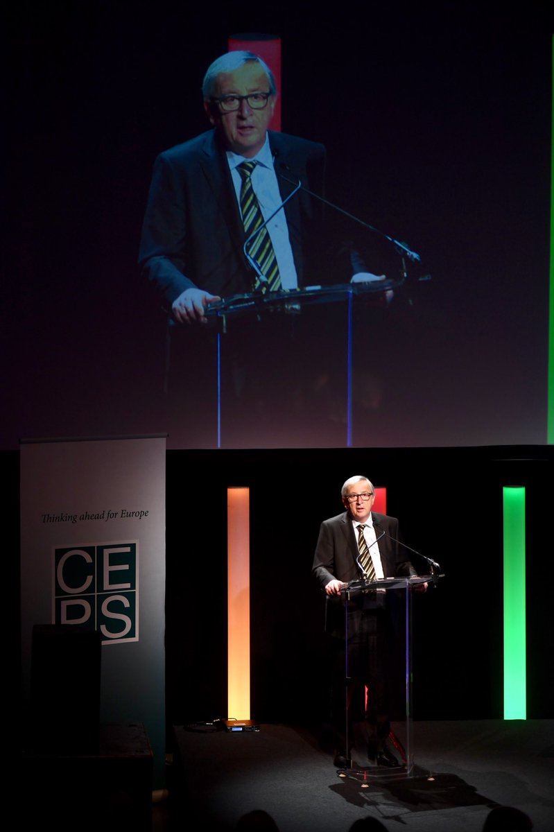 .@JunckerEU #CEPSlab18 “#Europe will press the accelerator now and @EU_Commission will be full steam ahead: Europe's leaders will meet 19 times in the next 18 months to tackle the issues that matter the most to our Union.“ #FutureOfEurope #EURoad2Sibiu