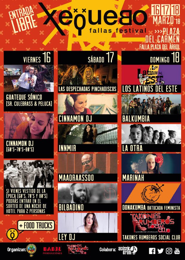Ya tenemos nuestro cartel de este XEQUEBOFALLAS FESTIVAL  2018 !