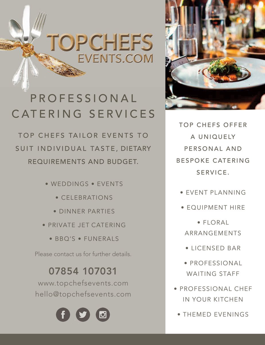 TopChefsEvents's tweet image. A BIG HELLO FROM "TOP CHEFS EVENTS"..!! 🍽️🥂🍾
@TopChefsEvents 

#eventprofs #Catering #topchefs #weddinghour #BirthdayParty #celebrationshoutouts #uksopro #flockbn #londonislovinit #87RT