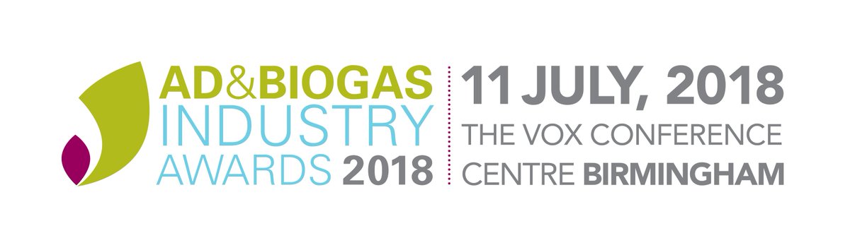Just over a month to get your entries in for the #AD &amp; #Biogas #Industry Awards 2018 - deadline is 28th March so don't miss out on the chance to be recognised as among the very best in the #anaerobicdigestion industry! See the full list of categories: adbioresources.org/events/awards/ 🏆