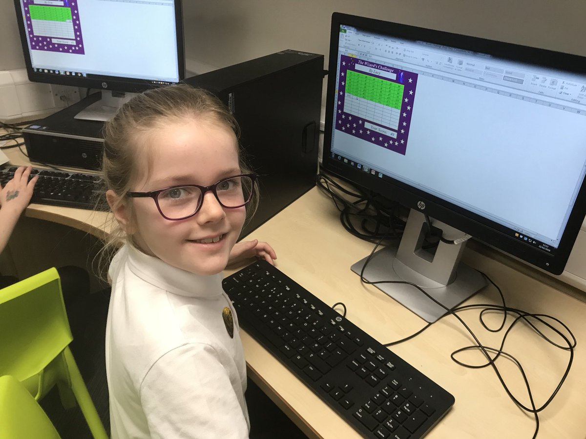 KingcasePS's tweet photo. P3 had great fun at ICT today applying their Excel skills to a ‘Wizards Challenge’ 🧙♂️ #ICT #sacdigitallearning https://t.co/ABt8hljXJ5