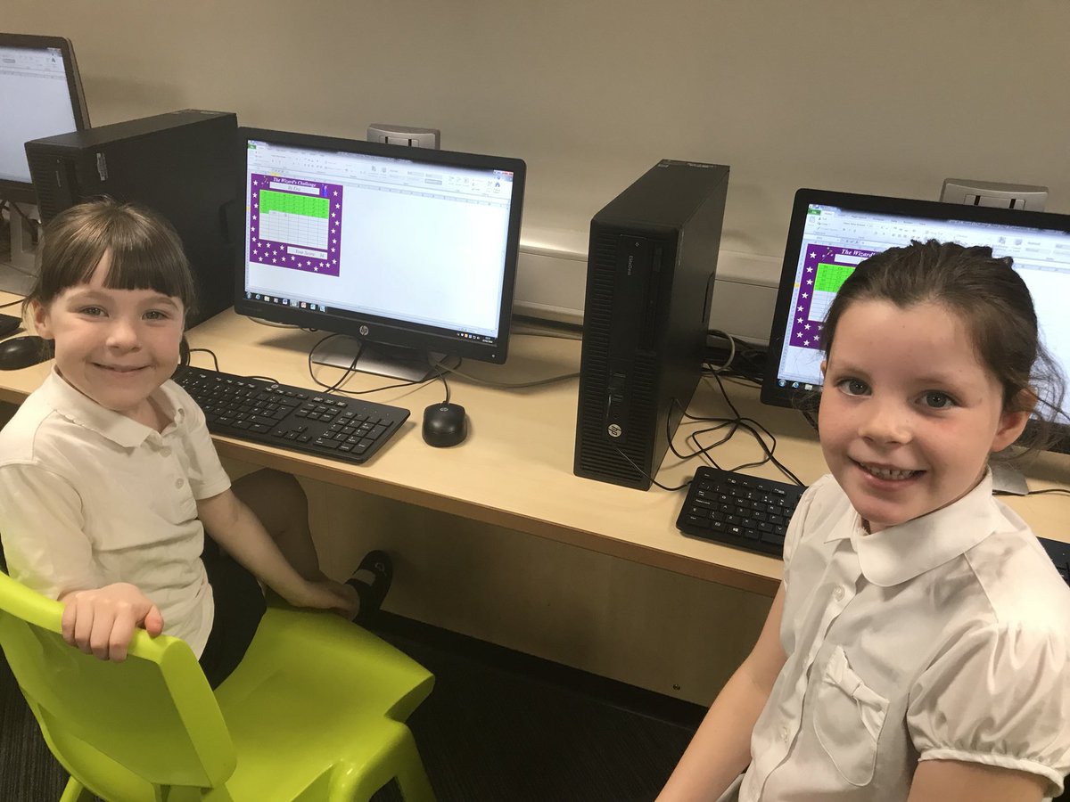 KingcasePS's tweet photo. P3 had great fun at ICT today applying their Excel skills to a ‘Wizards Challenge’ 🧙♂️ #ICT #sacdigitallearning https://t.co/ABt8hljXJ5