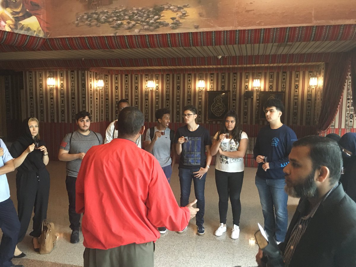 DCArabicDept's tweet photo. Excellent trip to the Fanar Centre in Souq Waqif. Very informative and fun. https://t.co/hYOfmRxfQx