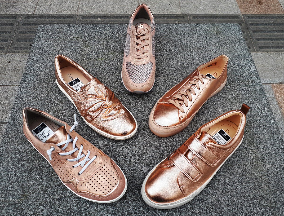 guess rose gold shoes