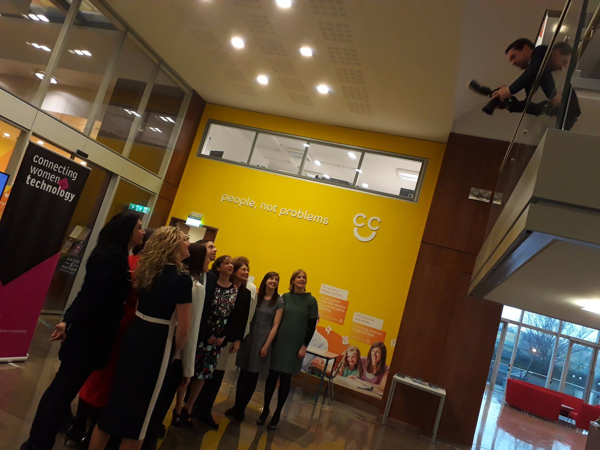 eirNews's tweet image. Some group shots of the @CWITirl and @mitchelloconnor at today's #CWIT event. #letsmakepossible