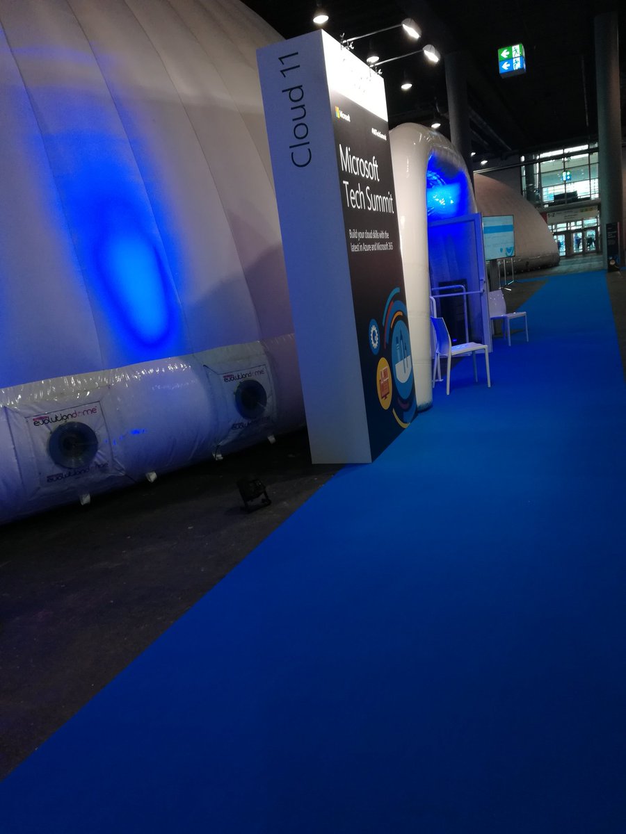 Es geht wieder los in Halle 3 der Frankfurter Messe: Der zweite Tag des #MSTechSummit beginnt und in den Wolken geht es wieder um #Azure, #Windows, #security und vieles mehr. Viel Spaß.