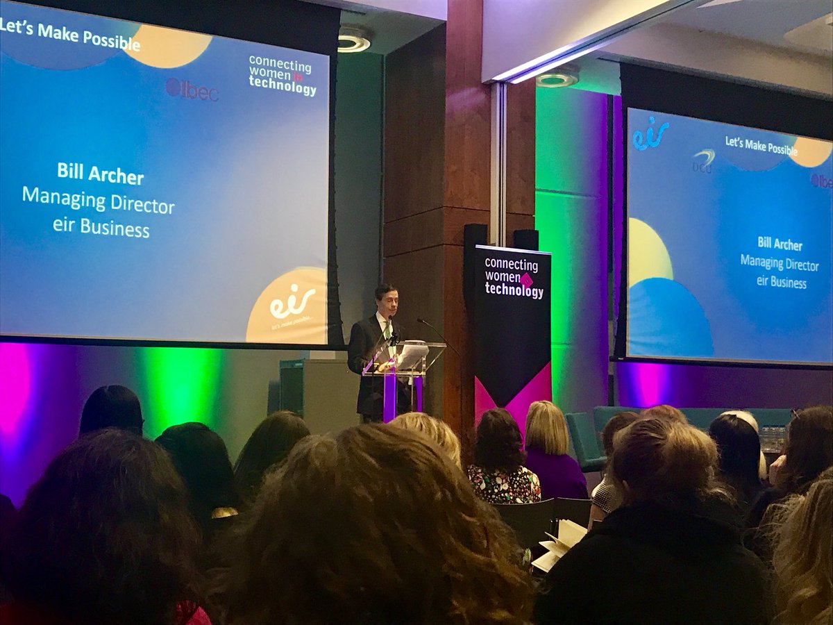 michelle8381's tweet image. Packed house in @eir for @CWITirl #letsmakepossible event