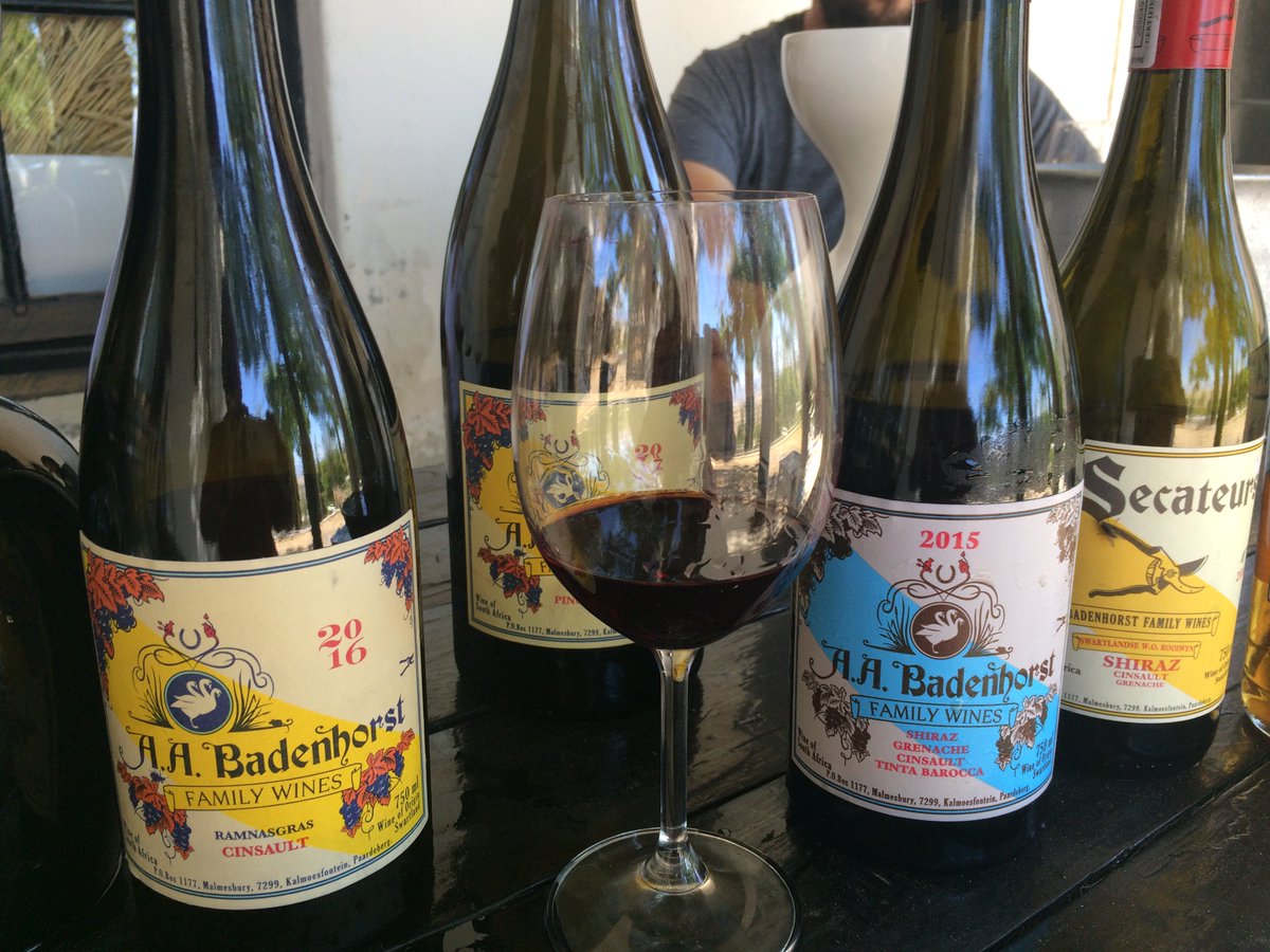 thewinetattoo's tweet photo. My #capewinetasting trip also taking in some #RockandRoll #wines @JMiquelWine @winewankers like the great @AABadenhorst part of #funky https://t.co/EXNi4wI88J Innovative #Cinsaut great #pinotnoir and his own #Vermouth same recipe as legendary #SavoyCocktailBook @MacCocktail https://t.co/ZEGOWrN2TI
