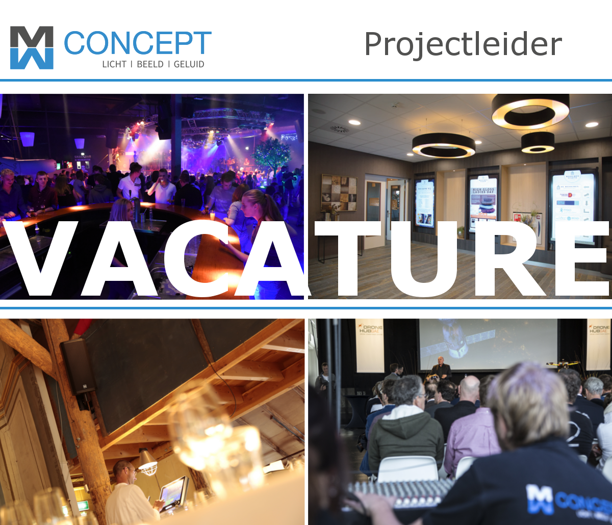 MMconceptnu's tweet photo. Voor uitbreiding van ons vaste team en in verband met de snelle groei van onze organisatie zijn we per direct op zoek naar een Fulltime Projectleider. https://t.co/2oupryaTC4
